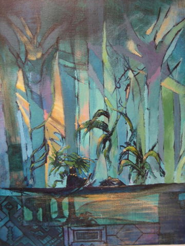 Jungle Landscape - 2000; 30x40cm