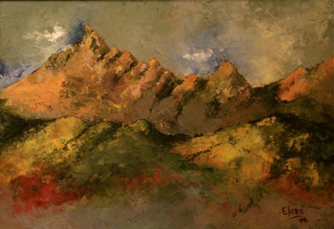 'Mountain Range' - 2009; 32x22cm
