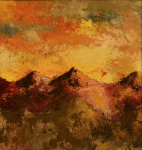 'Warm Sky' - 2009; 30x30cm