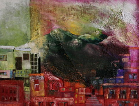 'Barrio I - Puertas y Ventanas' - 2010; 60x50cm